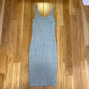 Pull & Bear fitted stripped tank top dress